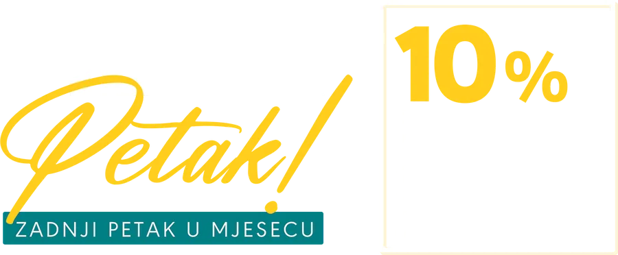 MEGA Petak — 10% popusta, zadnji petak u mjesecu