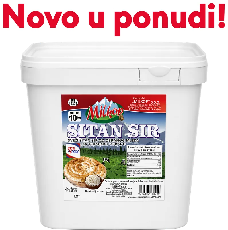 Sir sitni Milkop 1kg